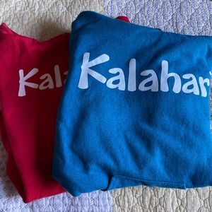 2 Kalahari sweatshirts